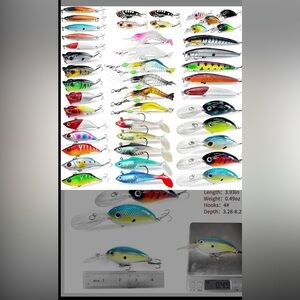 XBLACK Hard Fishing Lures Set Minnow Popper Jointed VIB Shrimp Frogs CrankBaits